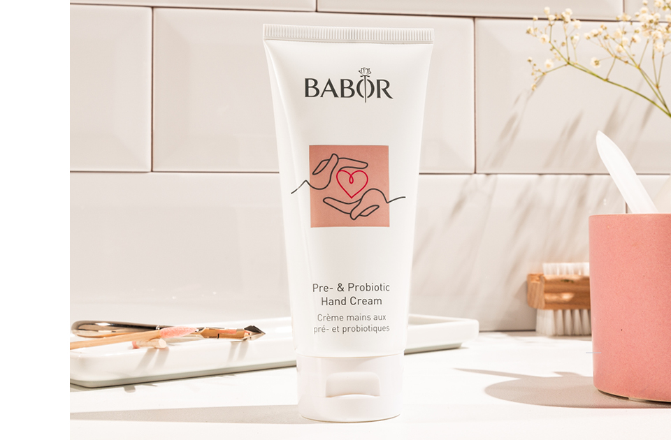 Pre- & probiotische handcrème voor intensieve verzorging Pre- & probiotische handcrème voor intensieve verzorging