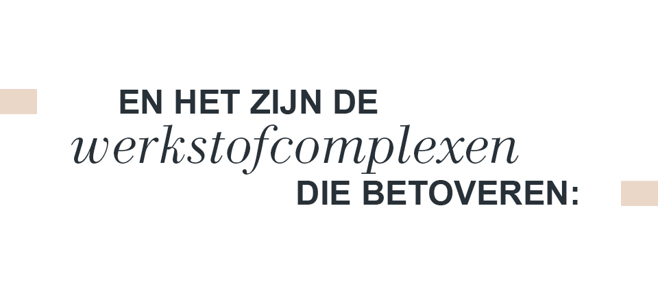 Dat zijn de actieve werkstoffen die hun werk doen Dat zijn de actieve werkstoffen die hun werk doen