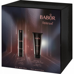 Exclusieve ReVersive Kerstmis-set voor een speciale prijs. Bevat de originele groottes van de anti-aging cream en het anti-aging overnight mask. X-mas Set